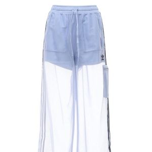 Adidas blue S MESH TRACK PANTS